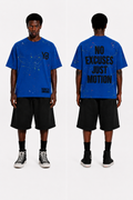 Blue Yungboss splatter tee