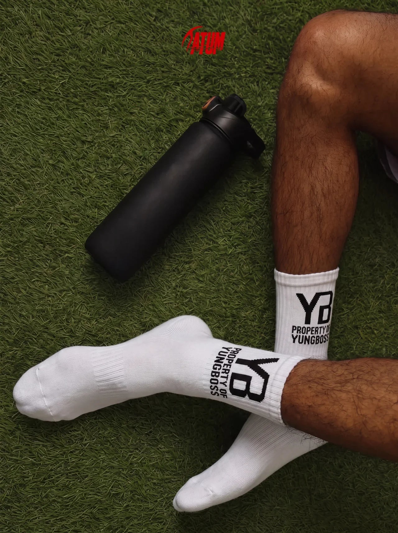 Yungboss white unsex socks