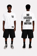 White Yungboss splatter art tee
