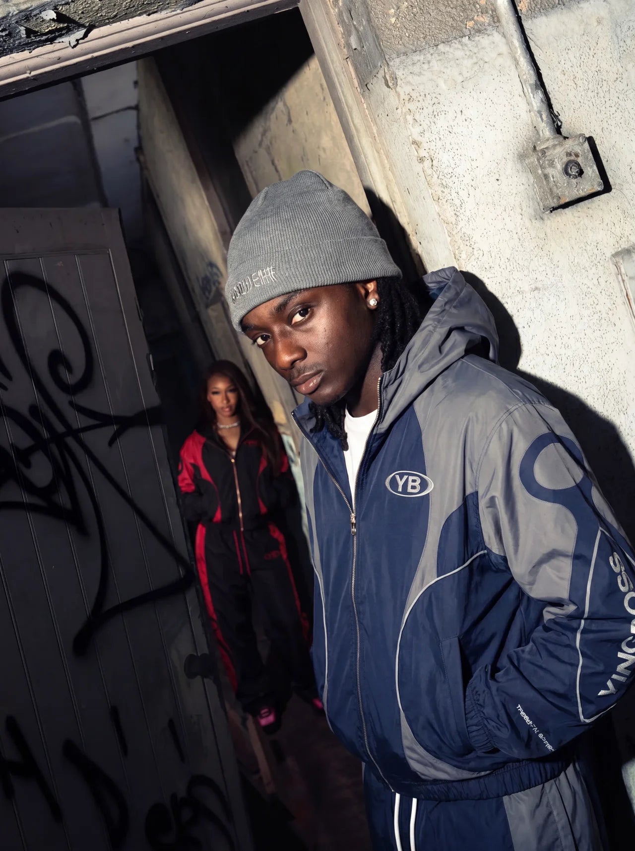 YUNGBOSS NAVY tracksuit