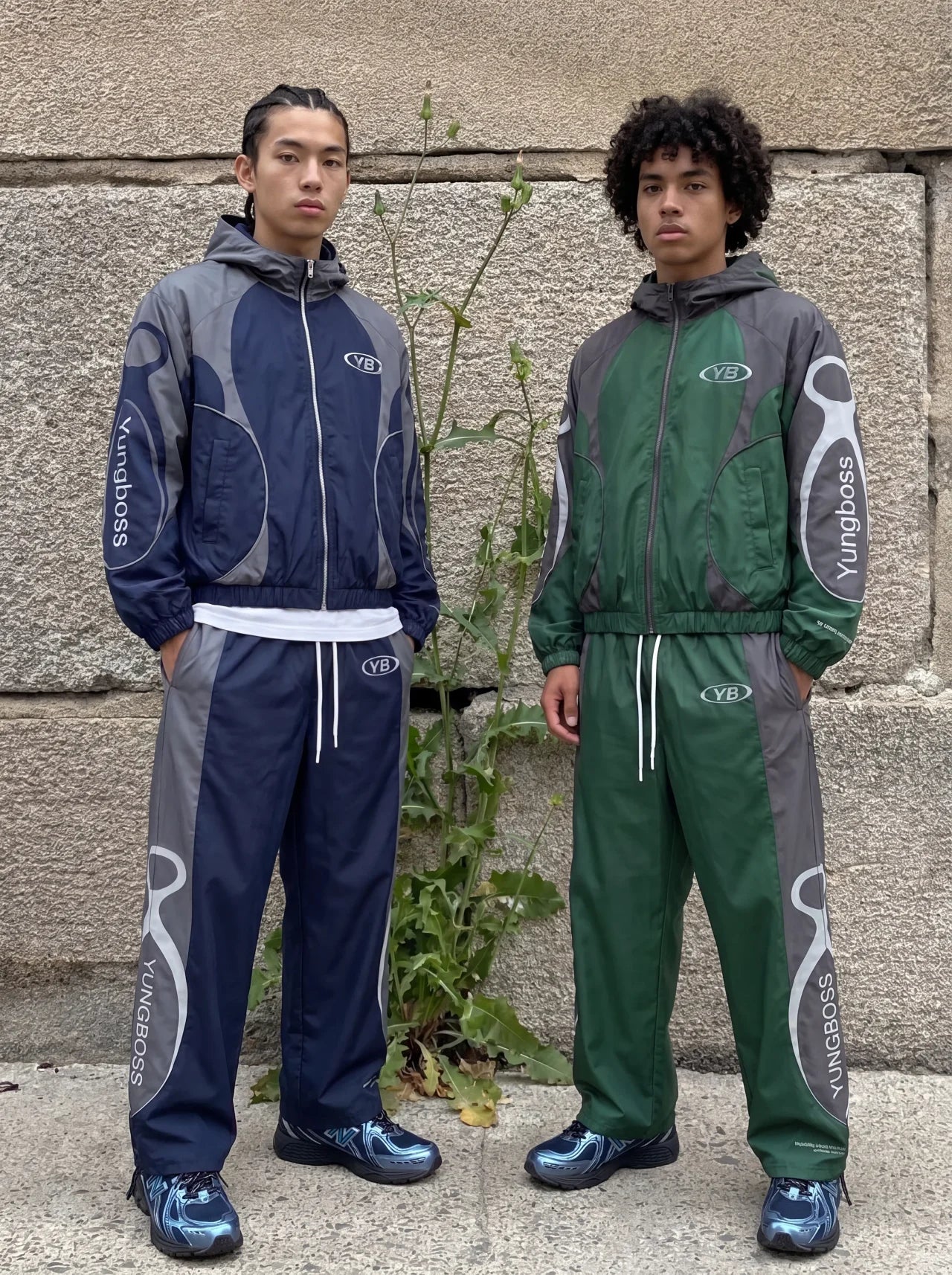 YUNGBOSS NAVY tracksuit